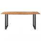 Preview: Esstisch 180×90×76 cm Massivholz Akazie
