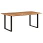 Preview: Esstisch 180×90×76 cm Massivholz Akazie