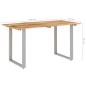Preview: Esstisch 140×70×76 cm Akazie-Massivholz