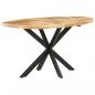 Preview: ARDEBO.de - Esstisch 140x80x75 cm Massivholz Mango