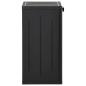 Preview: Gartenschrank Schwarz 65x45x88 cm PP Rattan-Optik