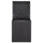 Preview: Garten-Aufbewahrungsbox 90 L Schwarz PP Rattan