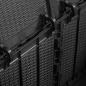 Preview: Garten-Aufbewahrungsbox 180 L Schwarz PP Rattan