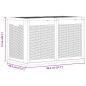 Preview: Garten-Aufbewahrungsbox 180 L Schwarz PP Rattan