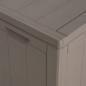 Preview: Garten-Aufbewahrungsbox 270 L Braun PP Rattan