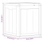 Preview: Garten-Aufbewahrungsbox 90 L Grau PP Rattan