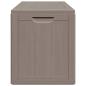 Preview: Garten-Aufbewahrungsbox 180 L Braun PP Rattan