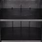 Preview: Gartenschrank Schwarz 65x45x172 cm PP Rattan