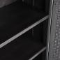 Preview: Gartenschrank Schwarz 65x45x172 cm PP Rattan