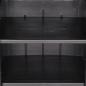 Preview: Gartenschrank Schwarz 65x45x172 cm PP Rattan