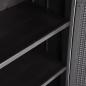 Preview: Gartenschrank Schwarz 65x45x172 cm PP Rattan
