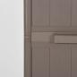 Preview: Gartenschrank Braun 65x45x172 cm PP Holz-Optik