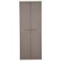 Preview: Gartenschrank Braun 65x45x172 cm PP Holz-Optik