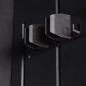 Preview: Gartenschrank Schwarz 65x45x172 cm PP Rattan
