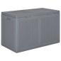 Preview: Gartenbox Grau PP Rattan 180 L