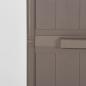 Preview: Gartenschrank Braun 65x45x172 cm PP Holz-Optik