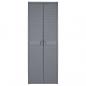 Preview: Gartenschrank Grau 65x45x172 cm PP Rattan