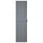 Preview: Gartenschrank Grau 65x45x172 cm PP Rattan