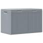 Preview: Garten-Aufbewahrungsbox 180 L Grau PP Rattan