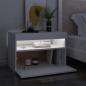 Preview: TV-Schrank mit LED-Leuchten Weiß 60x35x40 cm