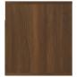 Preview: Wand-Nachttisch Braun Eichen-Optik 50x36x40 cm