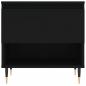 Preview: Couchtisch Schwarz 50x46x50 cm Holzwerkstoff