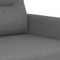 Preview: 2-Sitzer-Sofa Dunkelgrau 140 cm Stoff