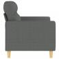 Preview: 2-Sitzer-Sofa Dunkelgrau 120 cm Stoff