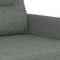 Preview: 2-Sitzer-Sofa Dunkelgrau 120 cm Stoff