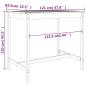 Preview: 5-tlg. Gartenbar-Set Schwarz Massivholz Kiefer
