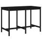 Preview: 7-tlg. Gartenbar-Set Schwarz Massivholz Kiefer