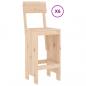 Preview: 7-tlg. Gartenbar-Set Massivholz Kiefer