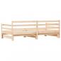Preview: Tagesbett Ausziehbar 90x200 cm Massivholz Kiefer