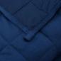 Preview: Gewichtsdecke Blau 150x200 cm 11 kg Stoff