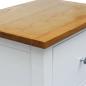 Preview: Nachttisch 36x30x47 cm Massivholz Eiche 