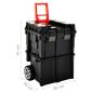 Preview: Werkzeug-Organizer Trolley mit Griff 45x36x90 cm
