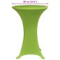 Preview: Stretch-Tischhussen 4 Stk. 60 cm Grün