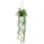 Preview: ARDEBO.de - Emerald Kunstpflanze Senecio Hängend im Topf 70 cm