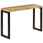 Preview: Konsolentisch 120x35x76 cm Stahl und Massivholz Mango