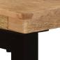 Preview: Konsolentisch 120x35x76 cm Stahl und Massivholz Mango