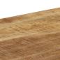 Preview: Konsolentisch 120x35x76 cm Stahl und Massivholz Mango