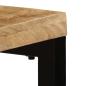 Preview: Konsolentisch 120x35x76 cm Stahl und Massivholz Mango