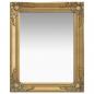 Preview: ARDEBO.de - Wandspiegel im Barock-Stil 50x60 cm Golden