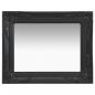 Preview: ARDEBO.de - Wandspiegel im Barock-Stil 50x40 cm Schwarz