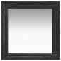 Preview: ARDEBO.de - Wandspiegel im Barock-Stil 60x60 cm Schwarz
