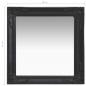 Preview: Wandspiegel im Barock-Stil 60x60 cm Schwarz