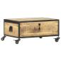 Preview: Couchtisch 70x50x33 cm Massivholz Mango