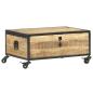 Preview: Couchtisch 70x50x33 cm Massivholz Mango