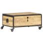 Preview: Couchtisch 70x50x33 cm Massivholz Mango