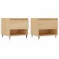 Preview: Couchtische 2 Stk. Sonoma-Eiche 50x46x50 cm Holzwerkstoff
